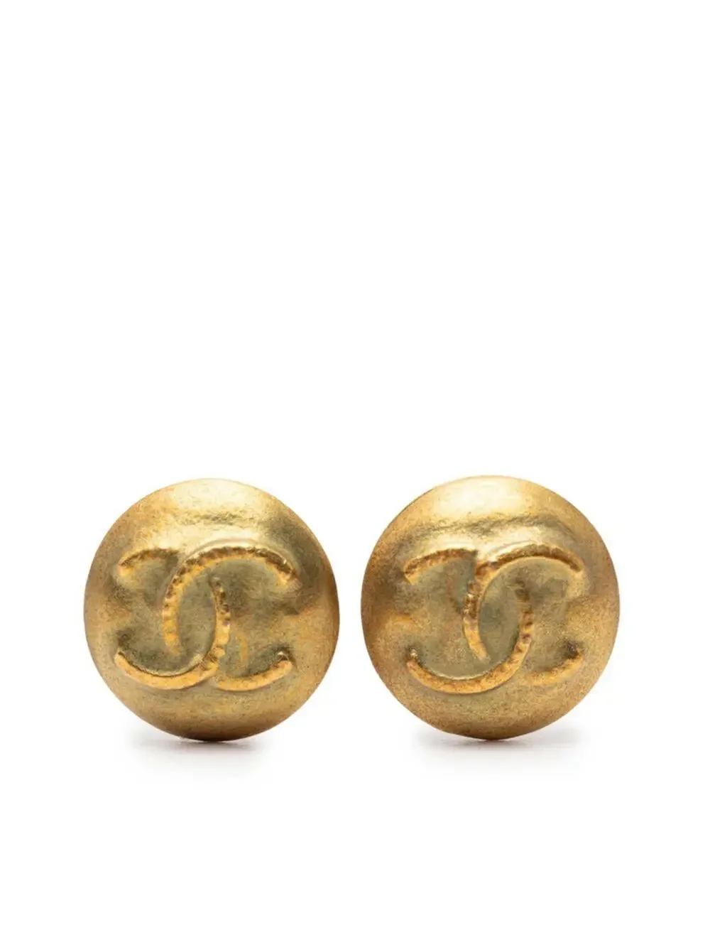 Chanel Cc Logo Clip-On Earrings Metal #246976C58B